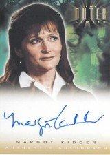 THE OUTER LIMITS:SEX,CYBORGS & SCIENCE FICTION - A3 MARGOT KIDDER AUTOGRAPH CARD