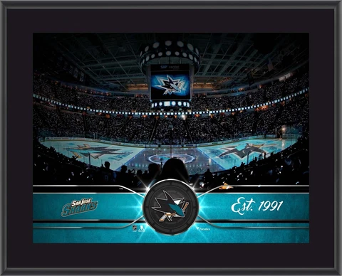 Sharks 10" x 13" Sublimated Team Stadium Plaque - Fanatics Cover