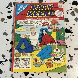 Katy Keene Issue Number 6 Rare Vintage 1989 The Archie Digest Library Comic Book - Picture 1 of 8