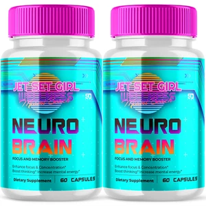 Neuro Brain Support Mental Energy, Boosts Focus & Memory (2 Pack) - Picture 1 of 7