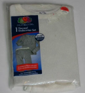 Fruit Of The Loom Boys Extra Soft 2-Piece Thermal Underwear Set. Size:4\5  New - Picture 1 of 1