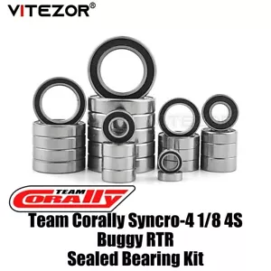 For Team Corally Syncro-4 1/8 4S Buggy RTR Sealed Bearing Kit - Picture 1 of 4