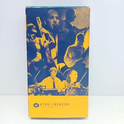 King Crimson Live Music Concert VHS Live In Japan 1995 Fripp Belew Bruford Rare - Image 1 of 4