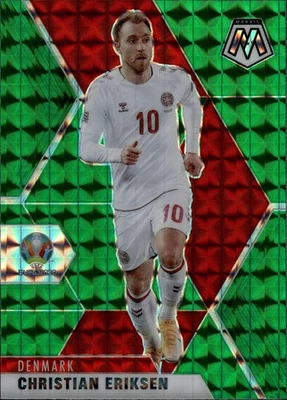 2021 Panini Mosaic UEFA EURO Mosaic Green Christian Eriksen Card #40 - Image 1 of 2