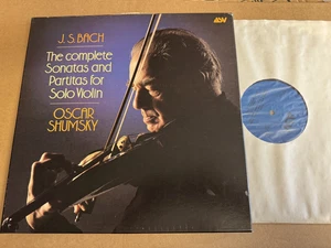 ALHB 306 Bach Sonatas & Partitas for Solo Violin Oscar Shumsky 3 LP box - Picture 1 of 4