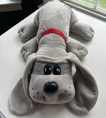 Pound Puppy Hound Dog Gray 2019 Hasbro Stuffed Animal New ID Tag - Image 1 of 4