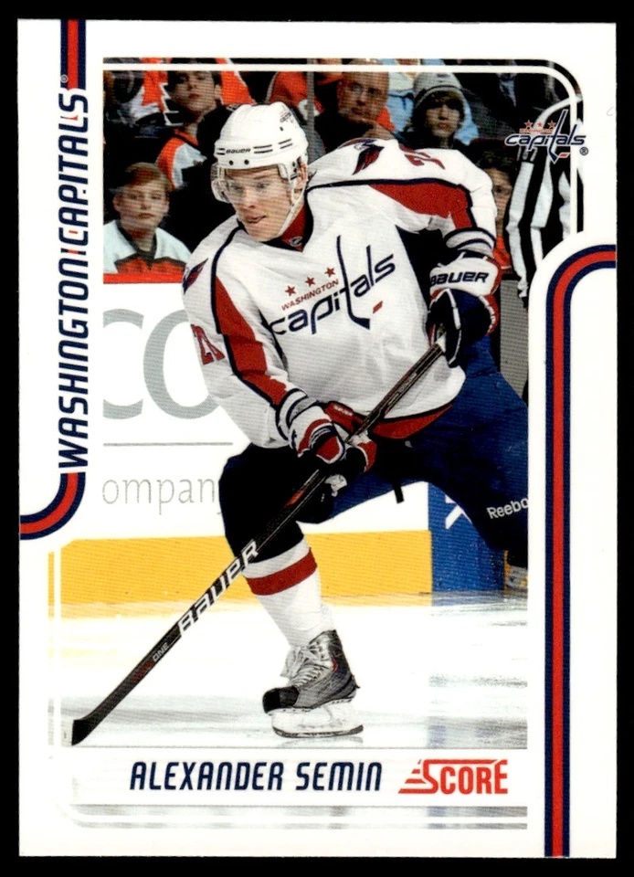 2011-12 Score Glossy Alexander Semin Washington Capitals #457 - Image 1 of 2