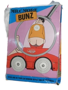 Vintage Mr. C. More Bunz Car Window Suction Desk Display Moons Drops Pants + Box - Picture 1 of 4