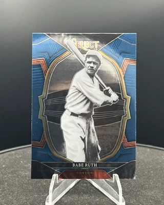 #69 Babe Ruth Blue Prizm - 2023 Panini Select - Medias Rojas casi nuevo+ Foto 1 de 2