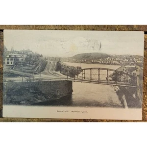 Postal de Laurel Hill, Norwich Connecticut - 1901-1907 - Imagen 1 de 2