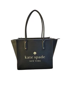 Bolso de Mano Kate Spade Ella K4688 Cuero Pelado Negro Nuevo con Etiquetas - Imagen 1 de 7