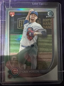 2025 Bowman Chrome - Cade Horton #10 Sp Rookie Red Rc Variation (RC) - Bild 1 von 2