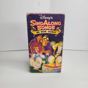 Disney Sing Along Songs Volume 10 VHS Video Tape Be Our Guest 1992 Beauty Beast - Picture 1 of 4