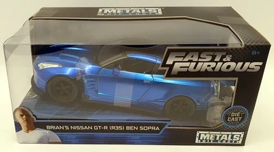 Jada 1/24 Scale 98271 - Fast & Furious Brian's Nissan GT-R (R35) Ben Sopra - Image 1 of 2