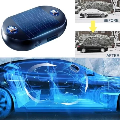 Electromagnetic Car Defroster Solar Drive Upgrade Snow Removal Device