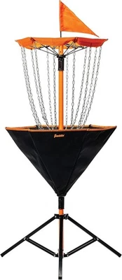 Portable Disc Golf Basket Target with Chains Stand for Hole and Course Setup - Image 1 of 4