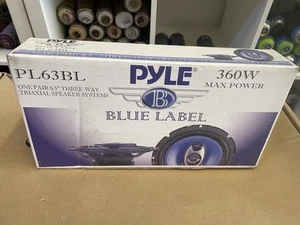 Pyle PL63BL Auto-Lautsprecher, 180 W RMS/360 W 3-Wege Sound Lautsprechersystem  - Bild 1 von 1