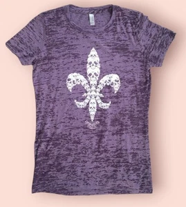 2013 Reverend Zombie House Of Voodoo Mujer Talla Grande Púrpura Camiseta Nueva Orleans - Imagen 1 de 7