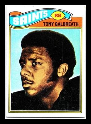 1977 Topps #257 Tony Galbreath RC Rookie - Image 1 of 2