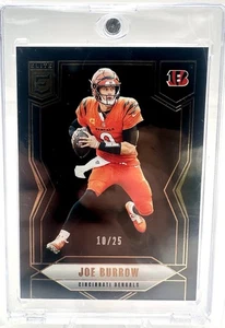 Joe Burrow - 2025 Donruss Elite Black Gold Paralell #81 /25 Ultra Rare Case Hit - Picture 1 of 2
