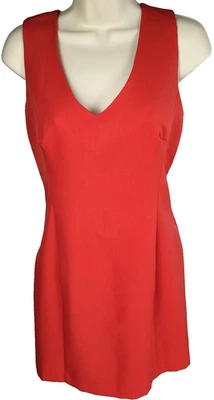 Mini Vestido Vaina Rampage Clothing Para Mujer Rojo Talla 9 Cóctel Cremallera Trasera Cuello en V Foto 1 de 4