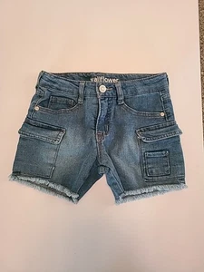 Wallflower Cut Off Jean Shorts Girls Size 7 - Picture 1 of 5