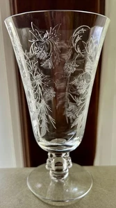 "Juego de 4 vasos de té helado vintage FOSTORIA cristal brezo 12 oz. 6 1/8"" de alto" - Imagen 1 de 5