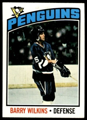 1976-77 Topps Barry Wilkins Pittsburgh Penguins #102 - Image 1 of 2