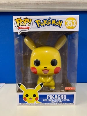 PIKACHU-POKEMON-JUMBO SIZED FUNKO POP! 10" INCHES POLLICI-TARGET EXCLUSIVE - Immagine 1 di 4