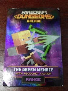 Minecraft Dungeons Arcade Cards: The Green Menace  - Picture 1 of 2