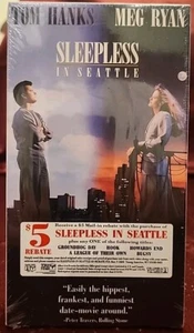 Sleepless in Seattle VHS 1993 Tom Hanks, Meg Ryan BRAND NEW FACTORY SEALED! - Picture 1 of 3