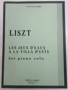 Liszt Les Jeux D'eaux A La Villa D'este für Klavier Solo NotenNoteMusic - Bild 1 von 12