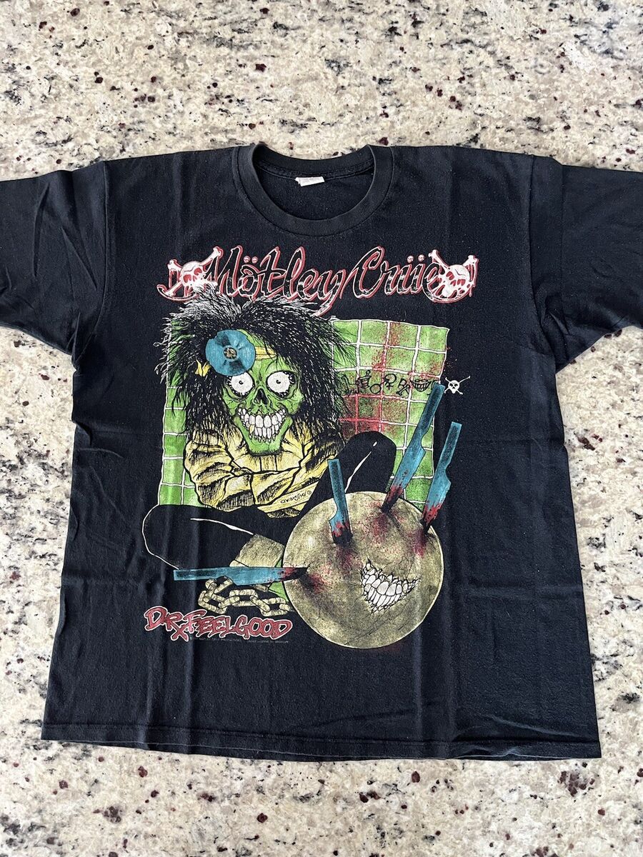 Motley Crue Dr Feelgood Shirt In Men's Vintage T-Shirts for Motley Crue Dr Feelgood Shirt In Men's Vintage T-Shirts for