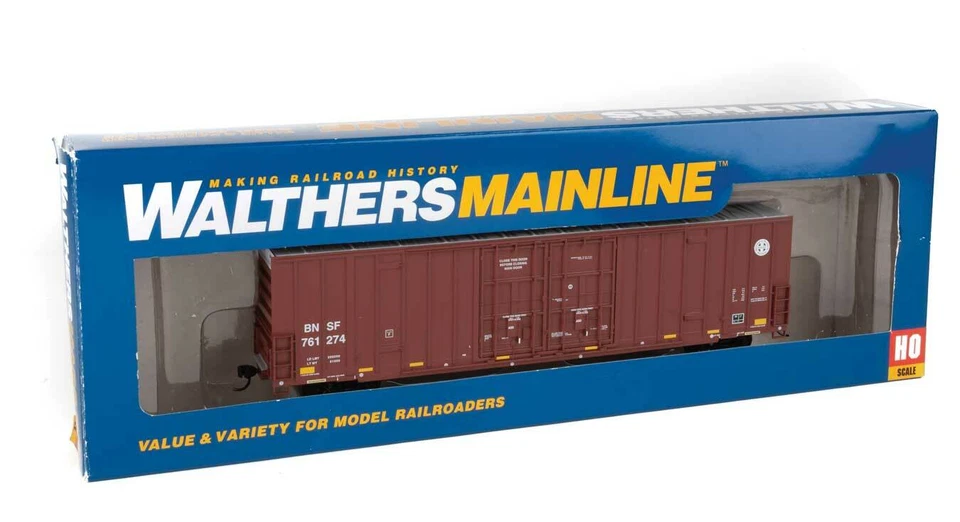 Walthers Mainline 910-2984 BNSF 761274 60' High-Cube Plate F Boxcar - Image 1 of 1