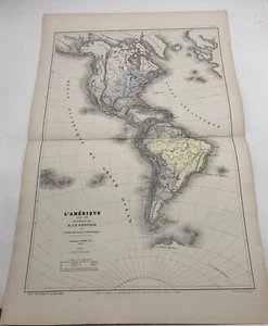 L'Amérique avant 1776 `Carte dressée par M. J.-H. Schnitzler .1860 - Imagen 1 de 6