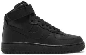 Nike Wmns Air Force 1 High "Triple Black" Nero DD9624-001 Donna Taglia 5,5 - Foto 1 di 5