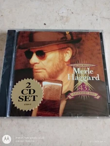 NEW SEALED MERLE HAGGARD FOR THE RECORD 43 LEGENDARY HITS 2 DISC CD SET - Picture 1 of 2