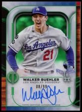 2022 Topps Tribute Walker Buehler Green Auto /99 #TA-WB