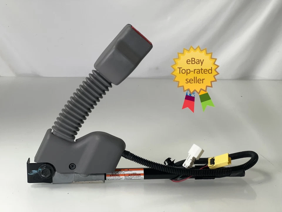 Honda Civic 2006-2011 4 puertas hebilla de cinturón de seguridad delantero izquierdo OEM gris Foto 1 de 2