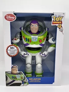 Disney Toy Story 4 Modellino Buzz Lightyear Talking Disney Store 12"" Nuovo - Foto 1 di 5