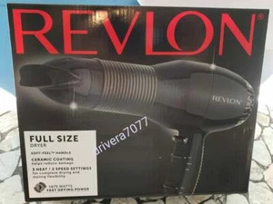Revlon Ceramic Coating 1875 Watt Full-Size Turbo Dryer Black collection 2017 NIB - Picture 1 of 6