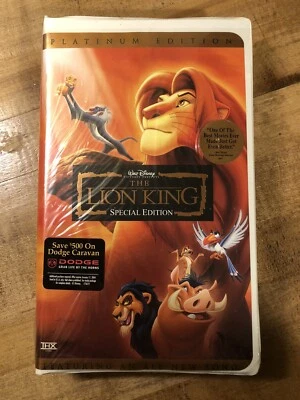 Disney’s The Lion King Special Edition Clamshell VHS - New Sealed Grading Ready - Image 1 of 4