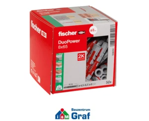fischer DUOPOWER 2K-Dübel Universaldübel Kunststoffdübel in verschiedenen Größen - Bild 1 von 39
