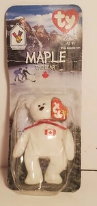 1999 Ronald McDonald House Charities TY Maple the Bear Beannie Babie - Picture 1 of 7