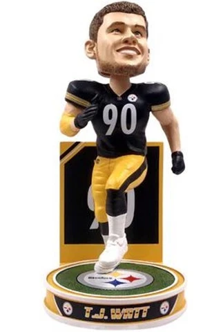 TJ Watt (Pittsburgh Steelers) 2023 Hero Series NFL Bobblehead by FOCO Cover