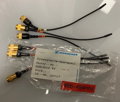 Original Antenna 486 - 494 MHz	Ch. 23 for SENNHEISER EK 2012 TV Antenne GZA SK - Bild 1 von 2