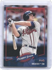 2001 Donruss 2000 Retro #8 Chipper Jones Atlanta Braves HOF FAST SHIP
