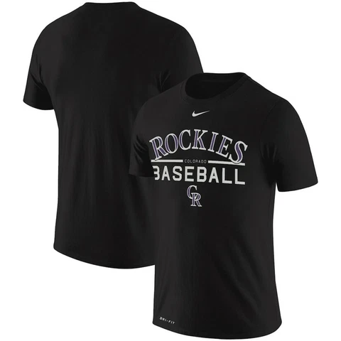 Colorado Rockies Mens Nike Practice Dri-Fit Cotton T-Shirt - 3XL- NWT Cover