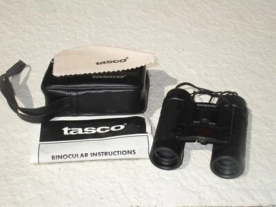 Tasco Binoculars Fully Coated Optics 8x21 165RB 383FT/1000YDS 129M/1000M  W/Case - Image 1 of 4