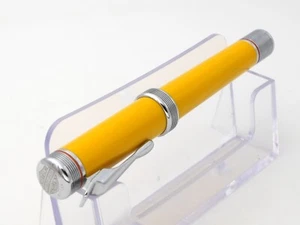STYLO PLUME ANCIEN - FOUNTAIN PEN - HARLEY DAVIDSON - JAUNE - Foto 1 di 5